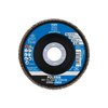 Pferd 4-1/2" x 7/8" A.H. POLIFAN® Flap Disc - A SG STEELOX, Aluminum oxide, 40 Grit, Conical 62202